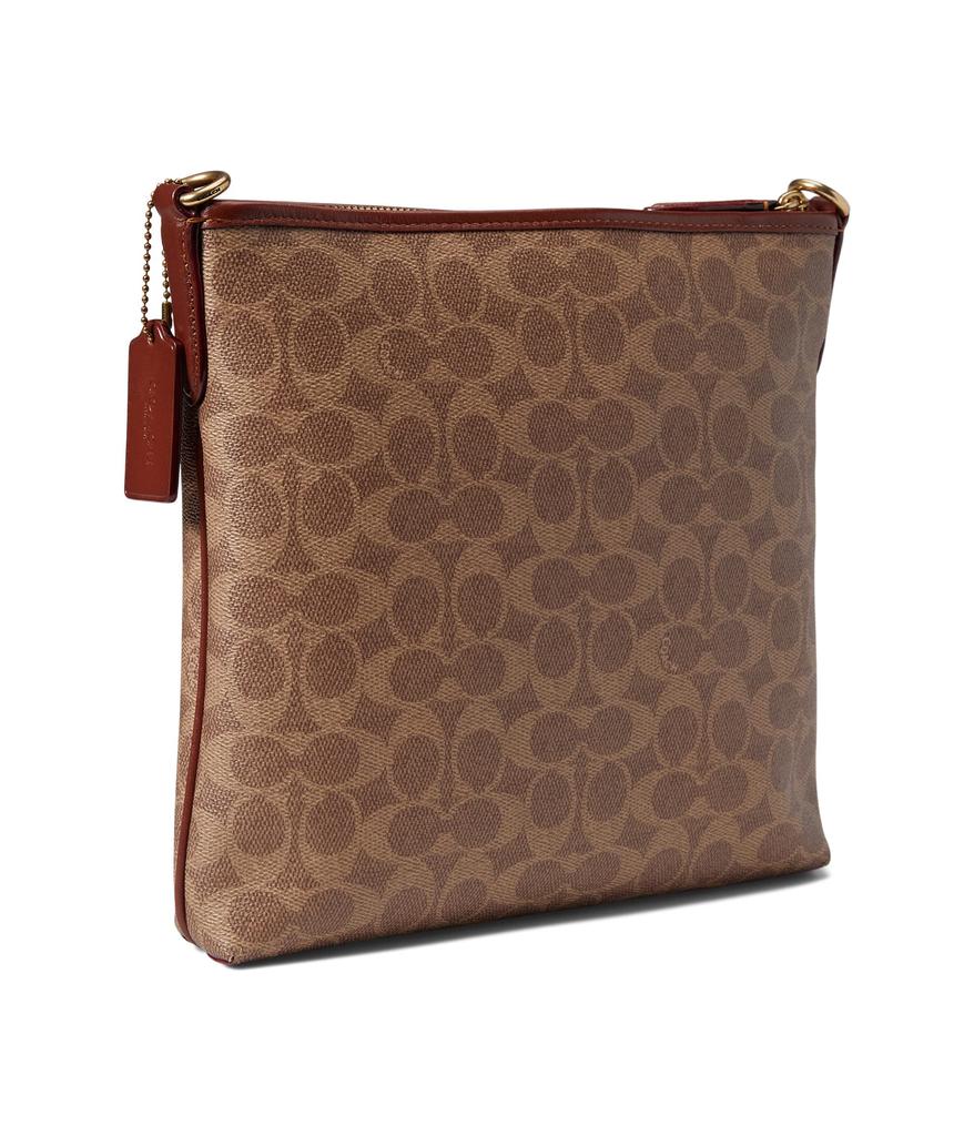 COACH Color-Block Coated Canvas Signature Kitt 26