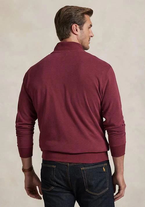 Ralph Lauren Big 
Tall Luxury Jersey 1/4 Zip Pullover 2