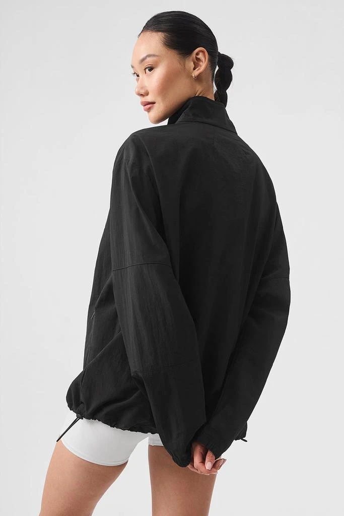 Alo Lightweight Takeaway Track Pullover - Black 2