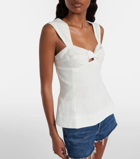 Faithfull Pallida linen top 3