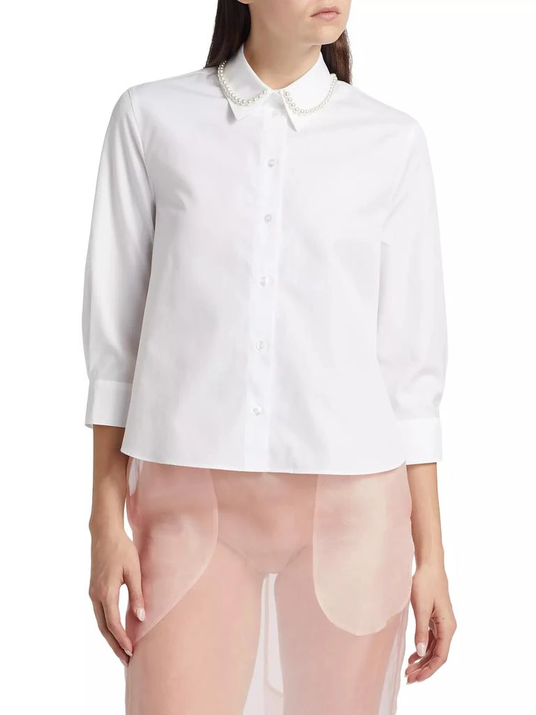 Simone Rocha Embellished Button-Front Shirt 3