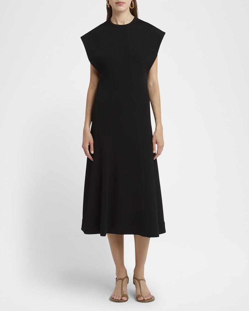 Jil Sander Sleeveless Midi A-Line Dress