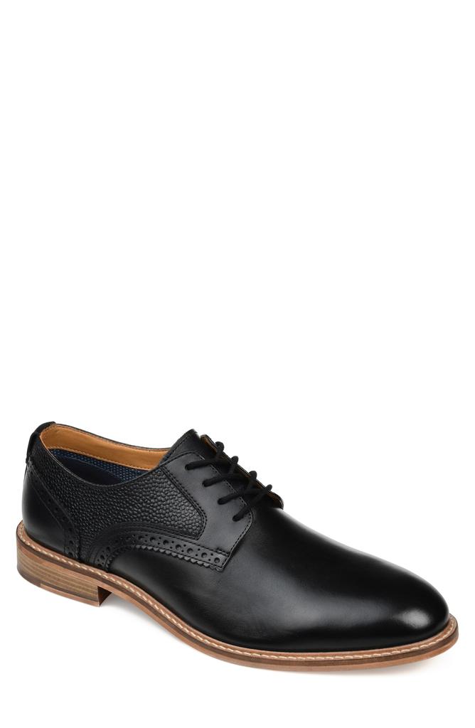 Thomas & Vine Clayton Leather Brogue Derby - Wide Width