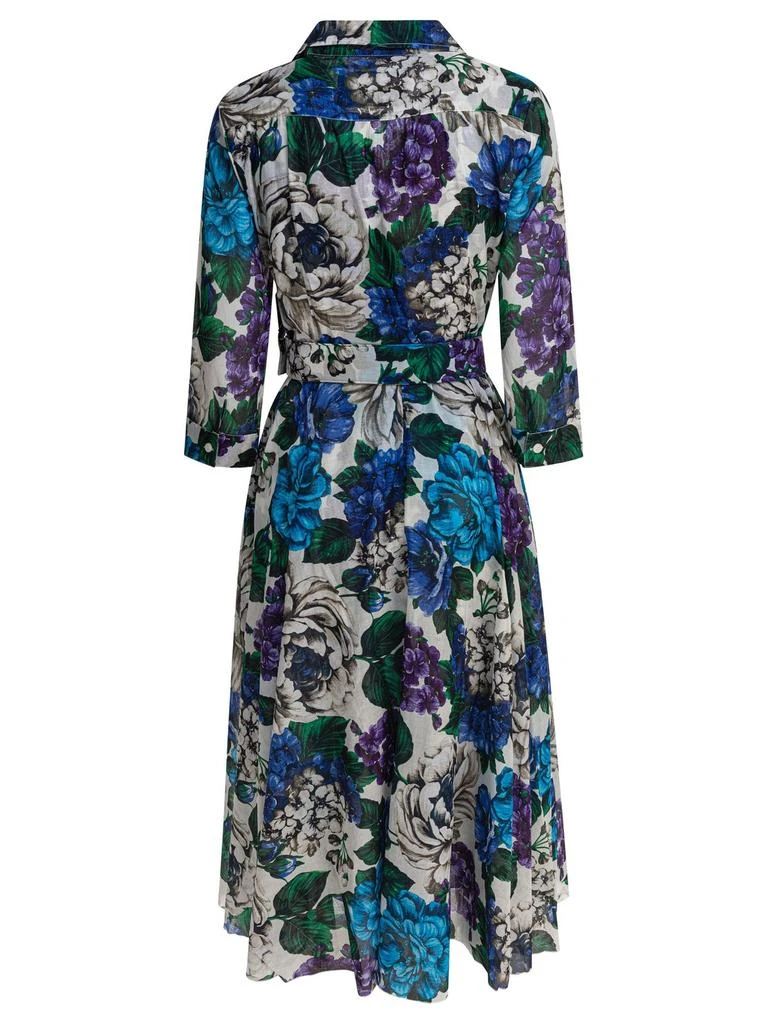 SAMANTHA SUNG Samantha Sung Aster Floral Shirt Dress 2
