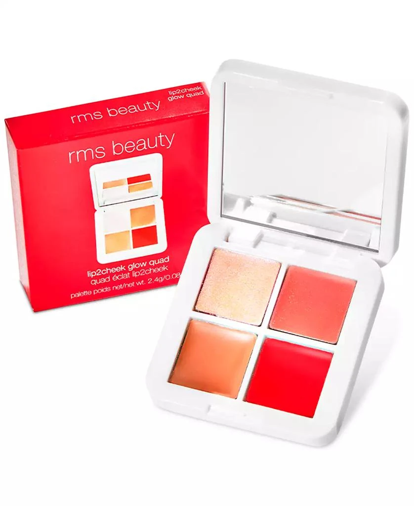 RMS Beauty Lip2Cheek Glow Quad Mini Palette 8