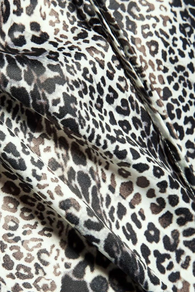 Tart Leopard-print satin blouse 4