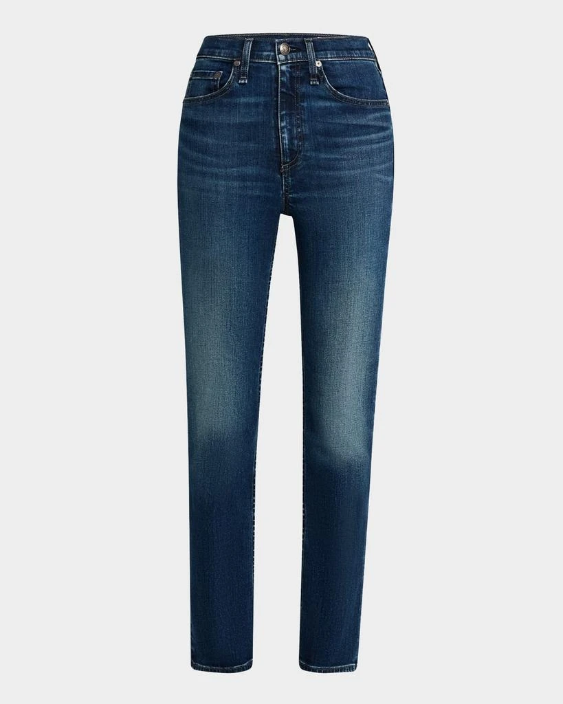 Rag & Bone Flexi Wren High-Rise Slim Straight Jeans 1