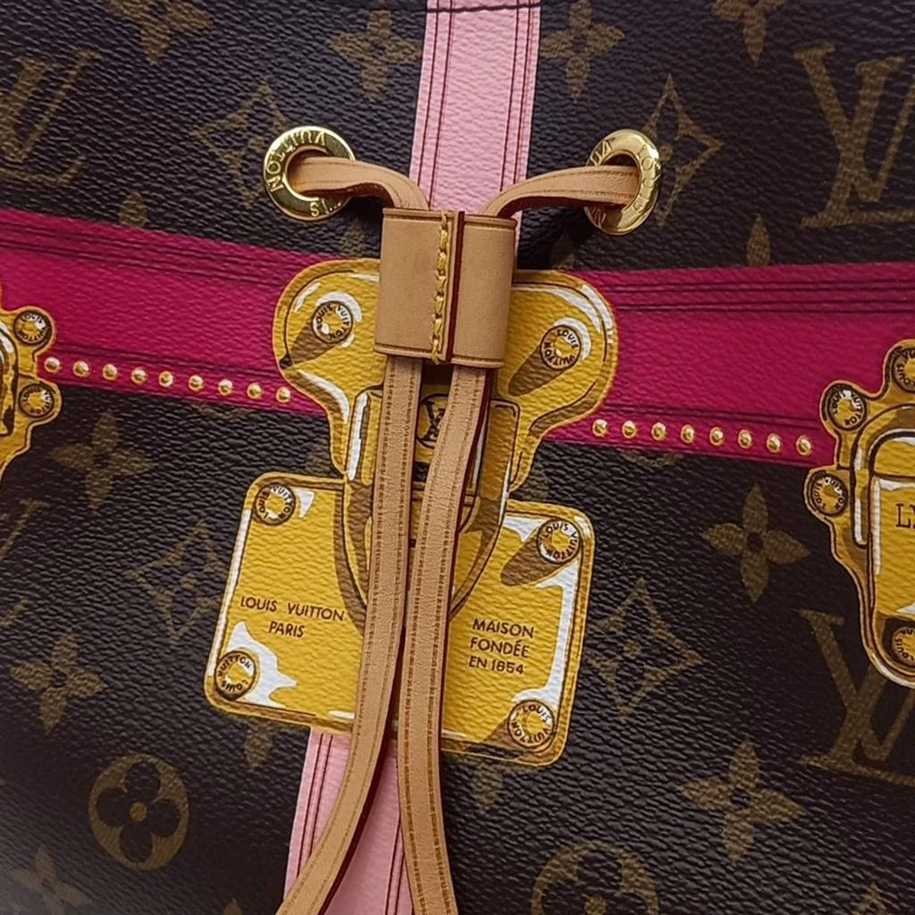 Louis Vuitton Louis Vuitton Brown Coated Canvas Neonoe Bucket Bag 3