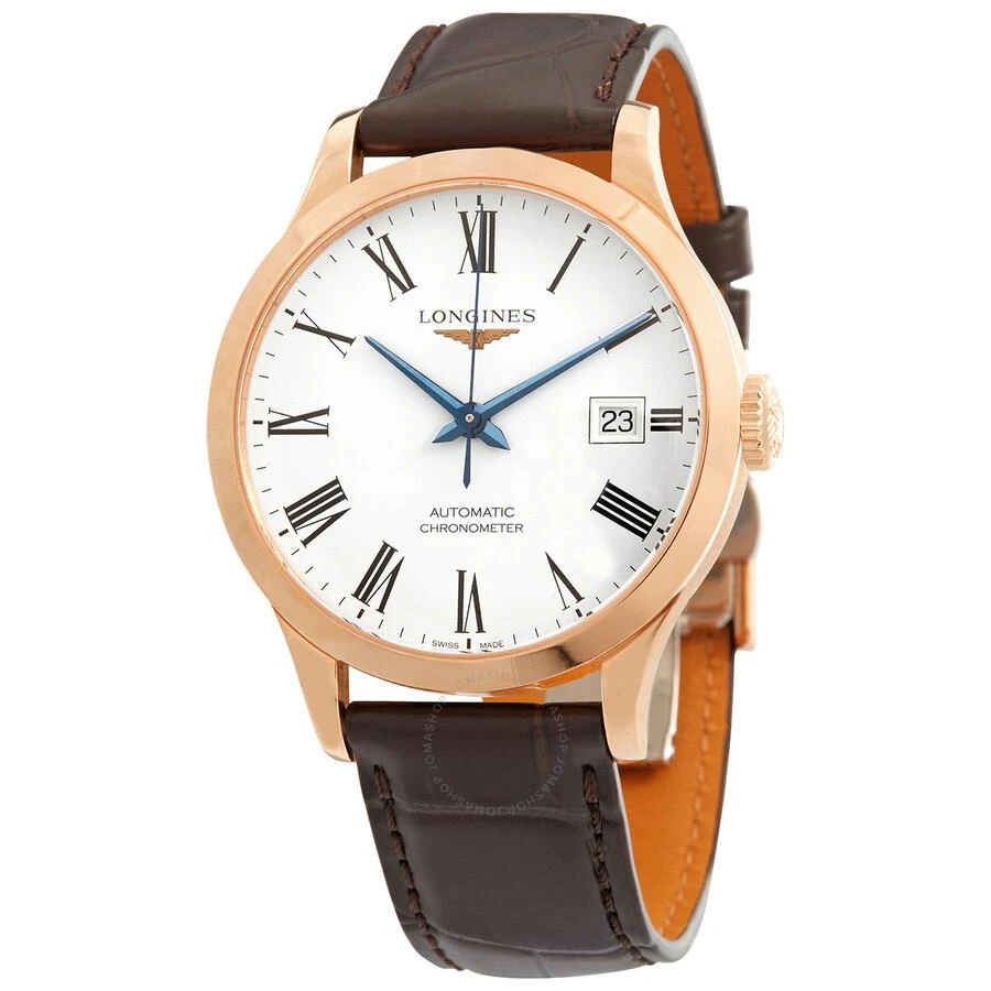 Longines Record Automatic White Matt Dial Unisex Watch L2.820.8.11.2 1