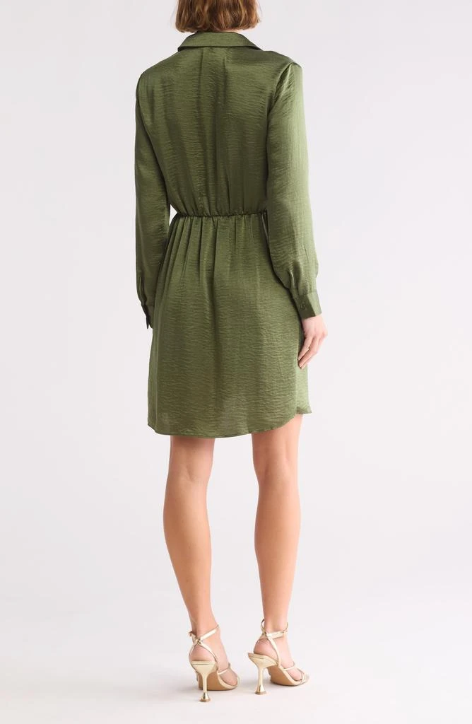 BB Dakota by Steve Madden Washed Satin Faux Wrap Dress 2
