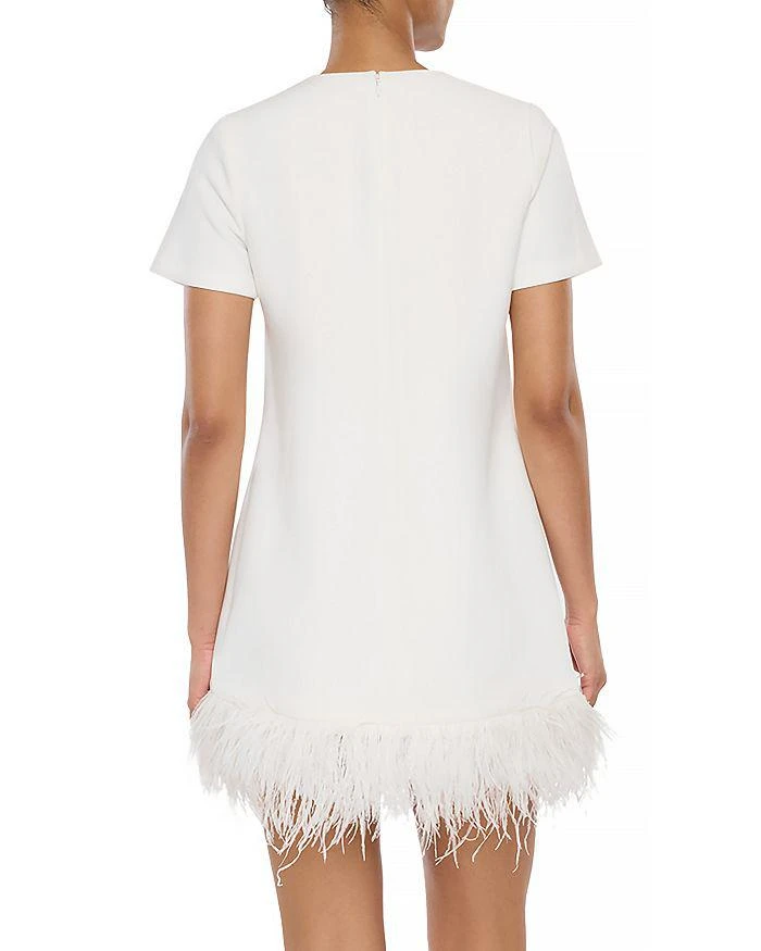 Likely Marullo Bow Embellished Feather Mini Dress 3