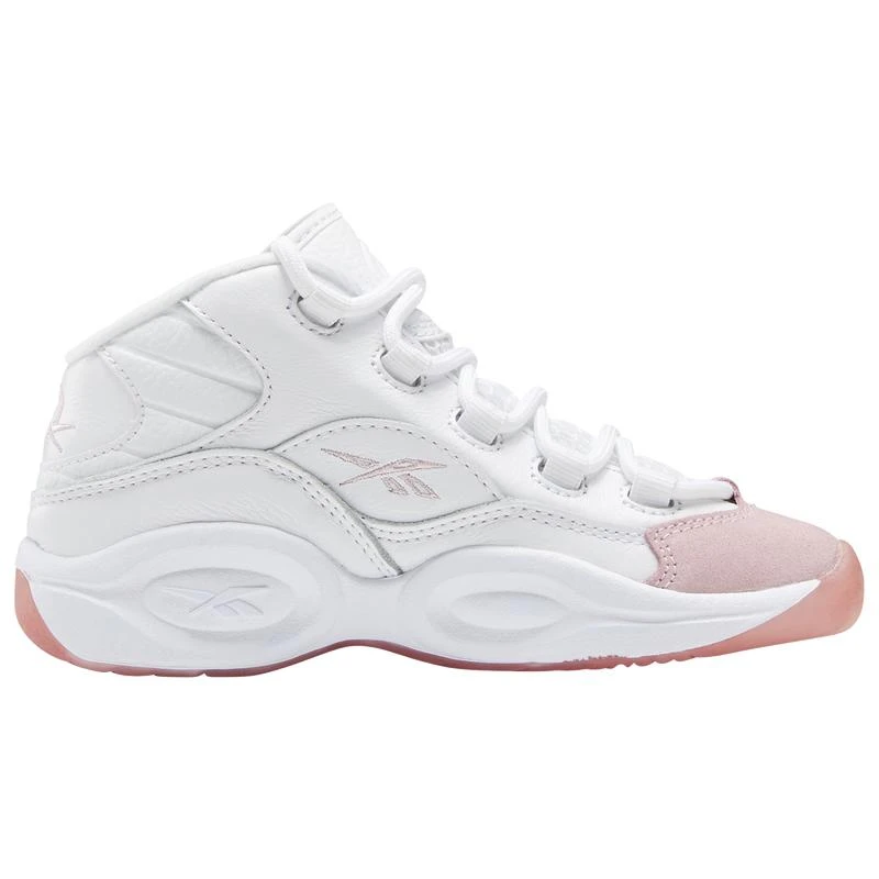 Reebok Reebok Question Mid Pink Toe - Girls' Preschool 1