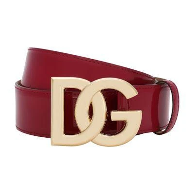 Dolce Gabbana shined red leather belt. Like new. Dolce Gabbana shined red leather belt. Like new main image 2