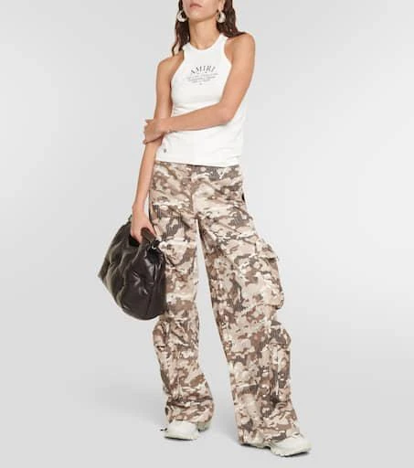 AMIRI Camouflage cotton cargo pants 2