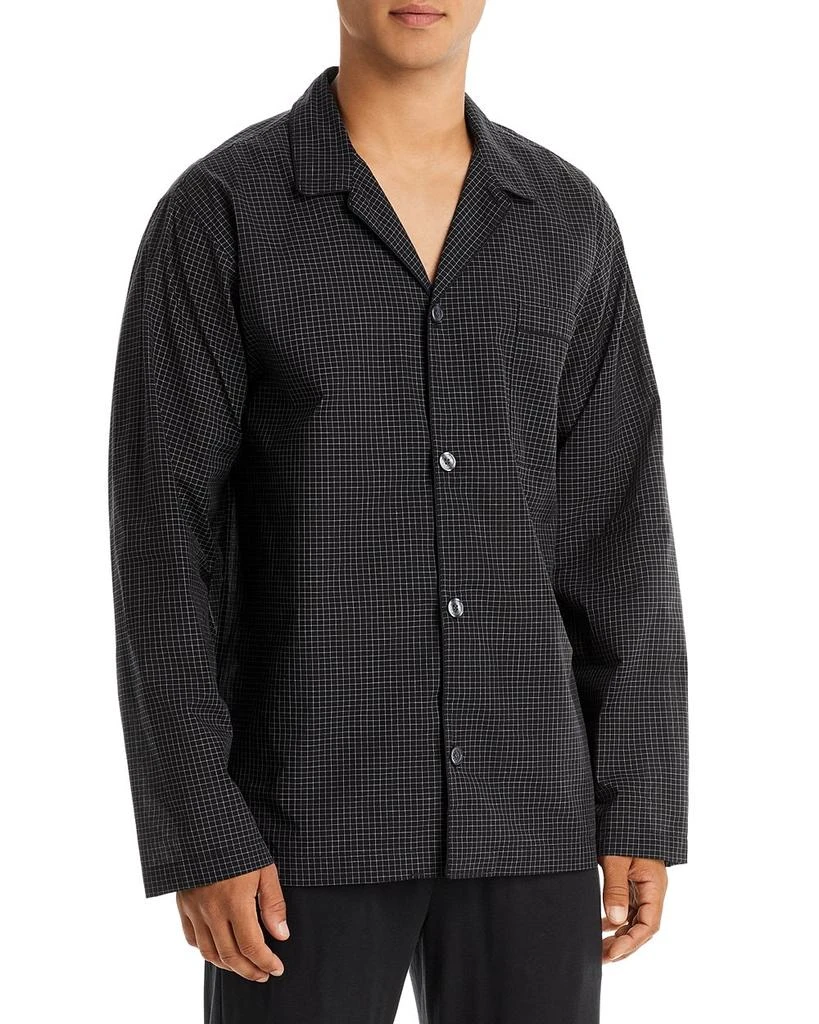 Ralph Lauren Cotton Check Button Down Pajama Shirt 1