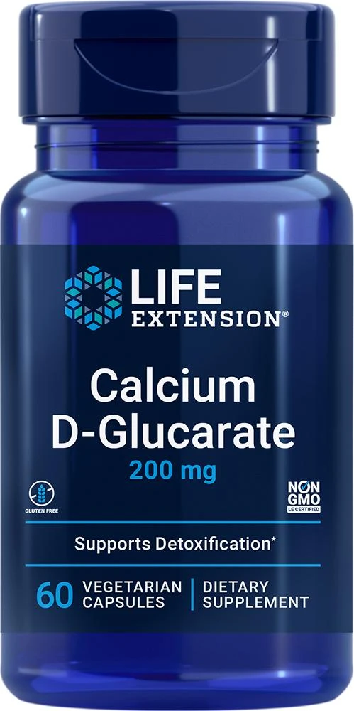 Life Extension Life Extension Calcium D-Glucarate, 60 vegetarian - 200 mg (200 mg, 60 vegetarian capsules) 1
