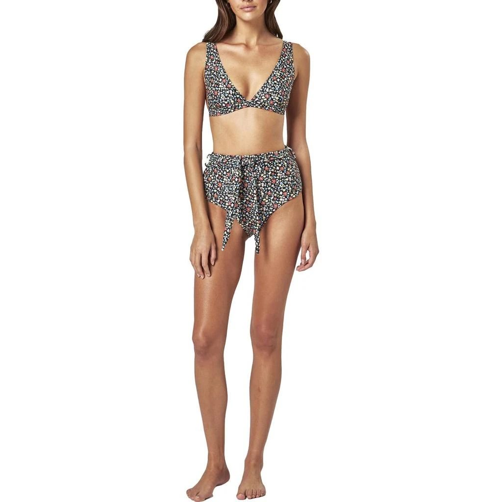 Charlie Holiday Cabana Womens Floral High Waist Swim Bottom Separates 1
