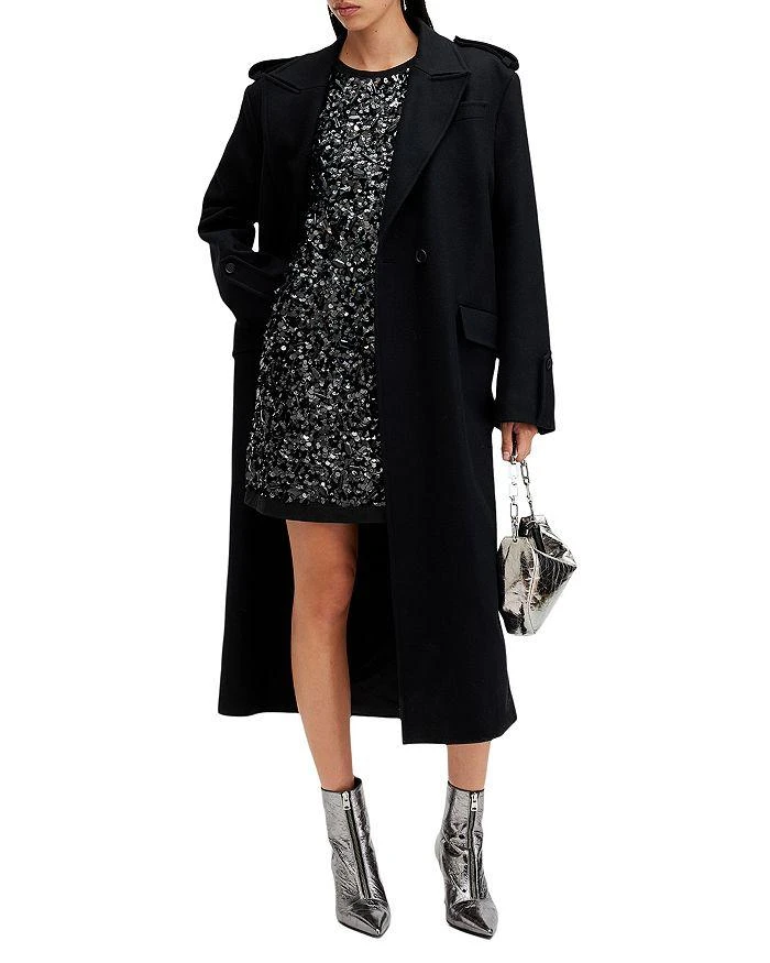 ALL SAINTS Ilia Bead Embellished Mini Dress 2
