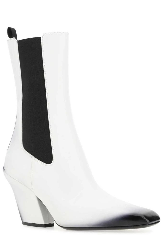 Prada Prada Pointed Toe Slip-On Ankle Boots 1