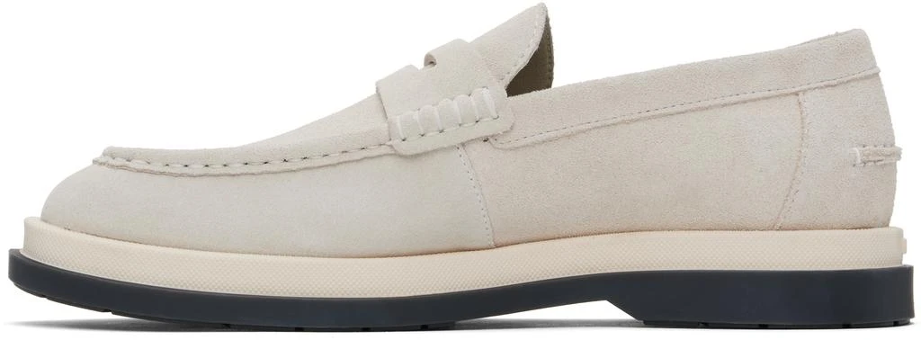 Hugo Boss Off-White Suede Loafers 3