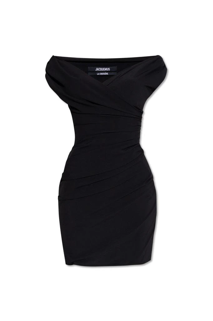 princess polly baby blue dress Jacquemus The Spiaggia Dress in Black