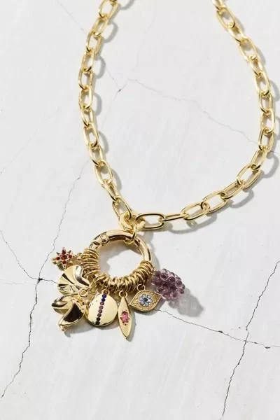 Urban Outfitters Charlie Clustered Charm Necklace 2
