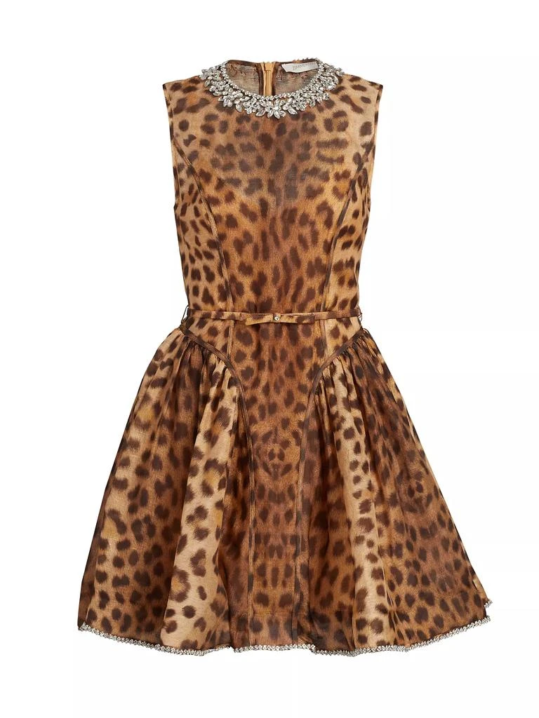 Zimmermann Crush Fit & Flare Minidress 1