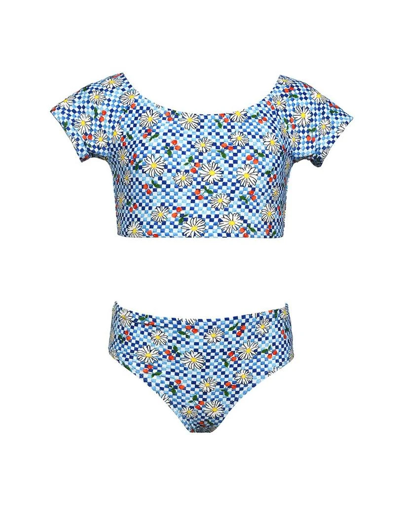 Hobie HOBIE Picnic Cap Sleeve 2pc Swim Set 1