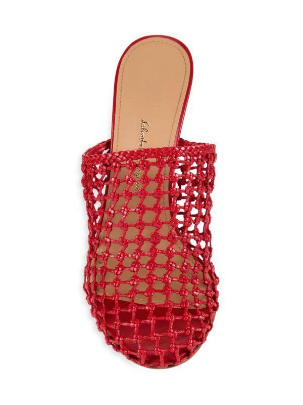 Salvatore Ferragamo Tom Caged Block Heel Leather Mules 5