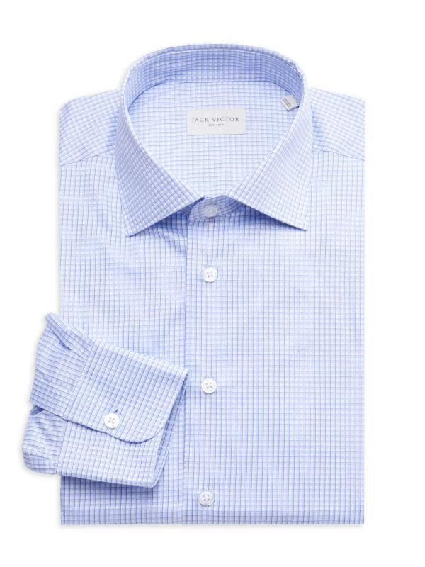 Arsenio Checked Modern-Fit Dress Shirt  On Sale Now with Up to 79% Off |  Discover Exclusive Deals & Savings at BeyondStyle  Authentic Jack Victor  men's|Men's|dress shirts|men's apparel with Limited-Time Discounts,