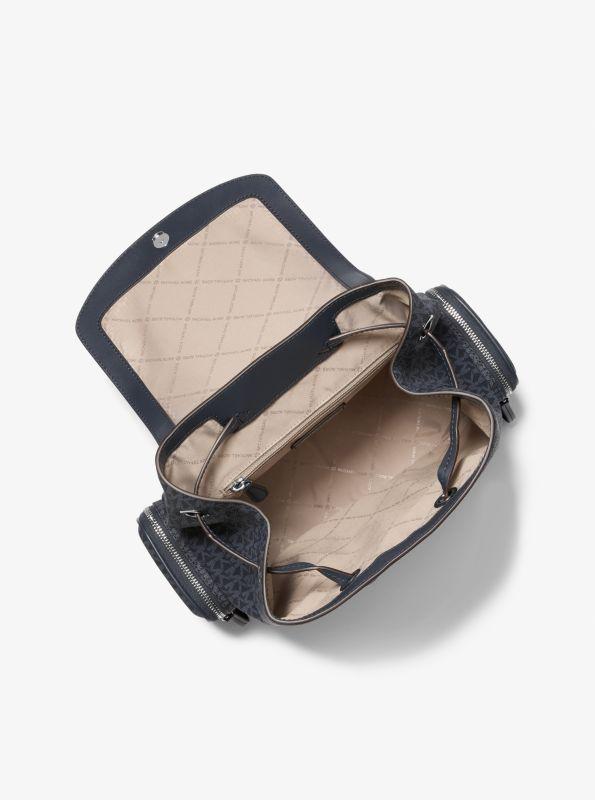 Michael Kors Jet Set Large Signature Logo Backpack