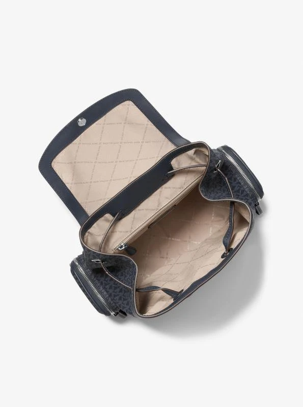 Michael Kors Jet Set Large Signature Logo Backpack 2