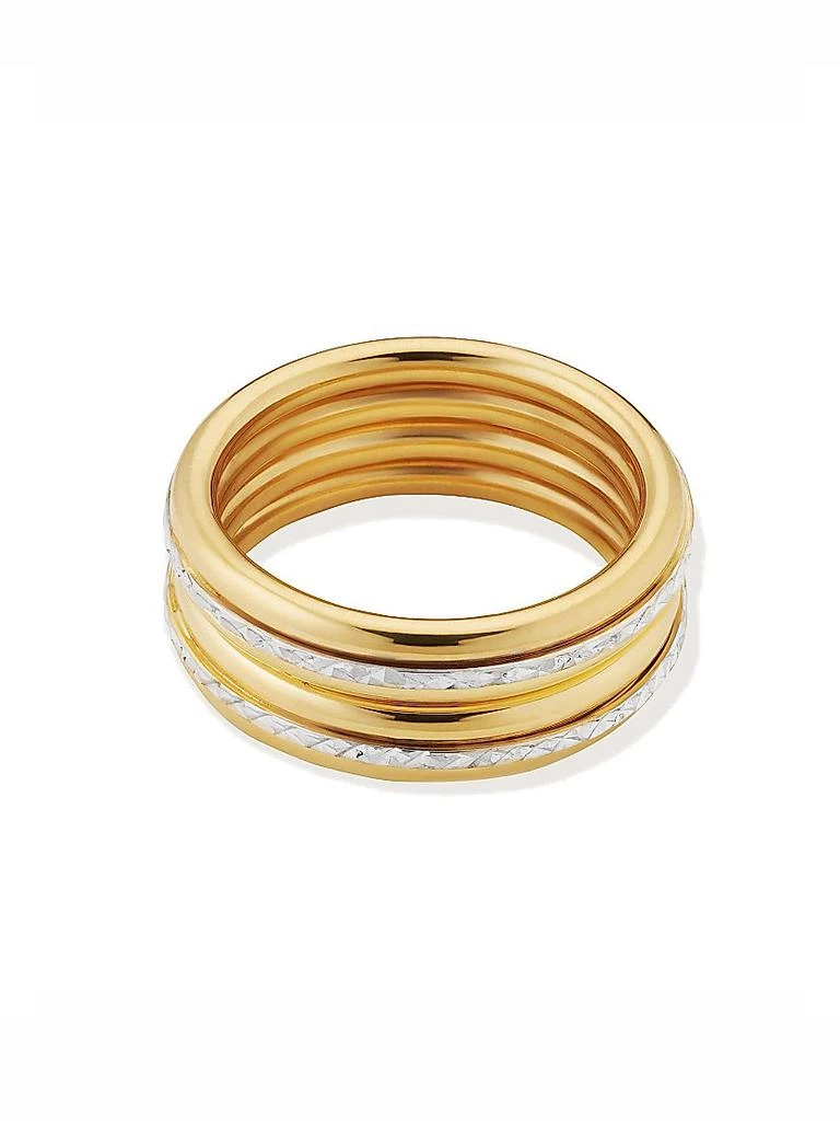 Oradina 14K Yellow Gold Always Statement Ring 5
