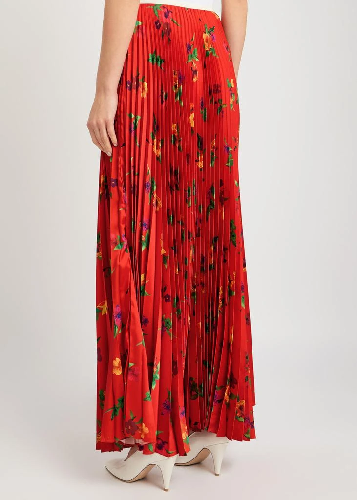 SS DALEY Kate pleated satin maxi skirt 3