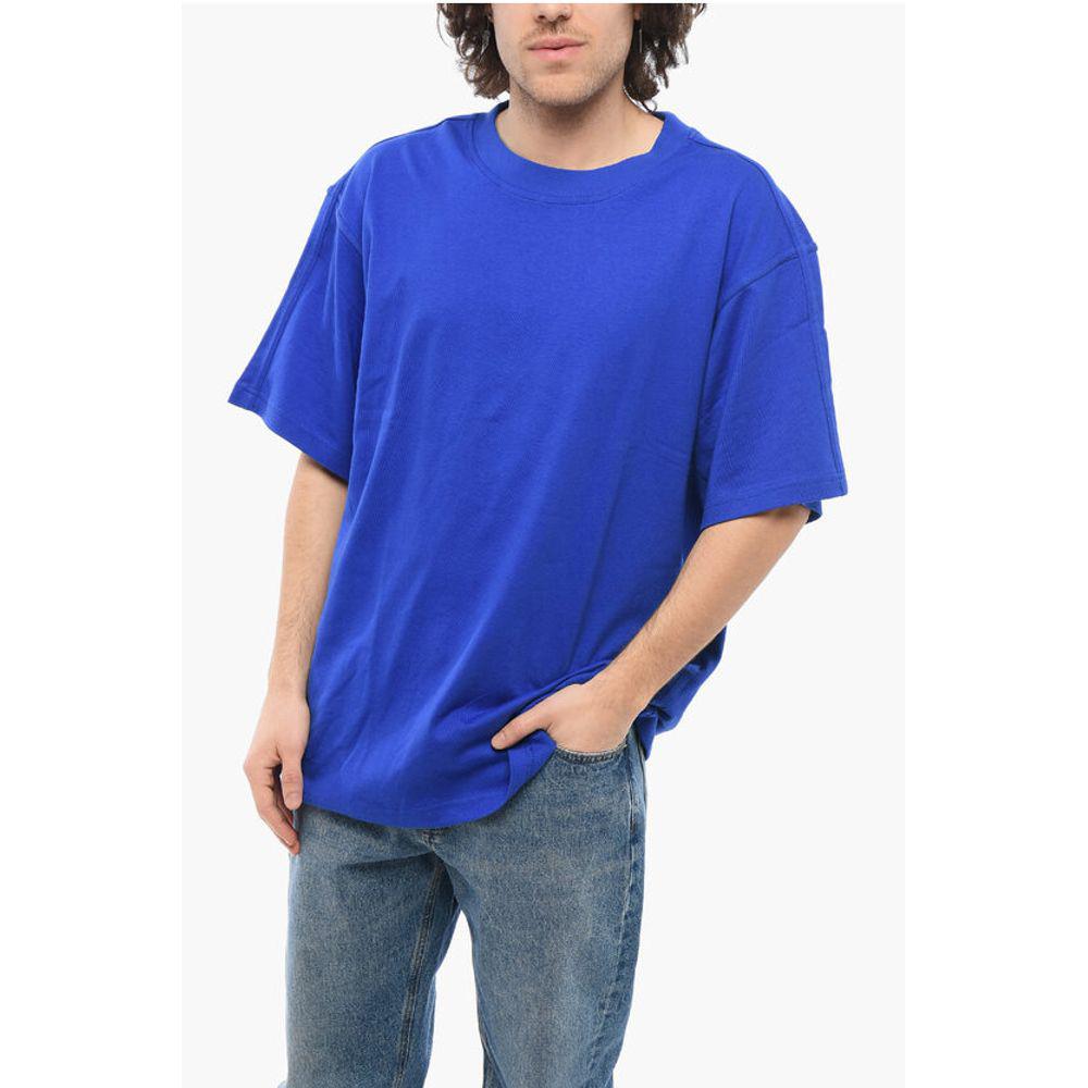 Adidas Adidas Cotton Crew-neck T-shirt with Tone On Tone Details