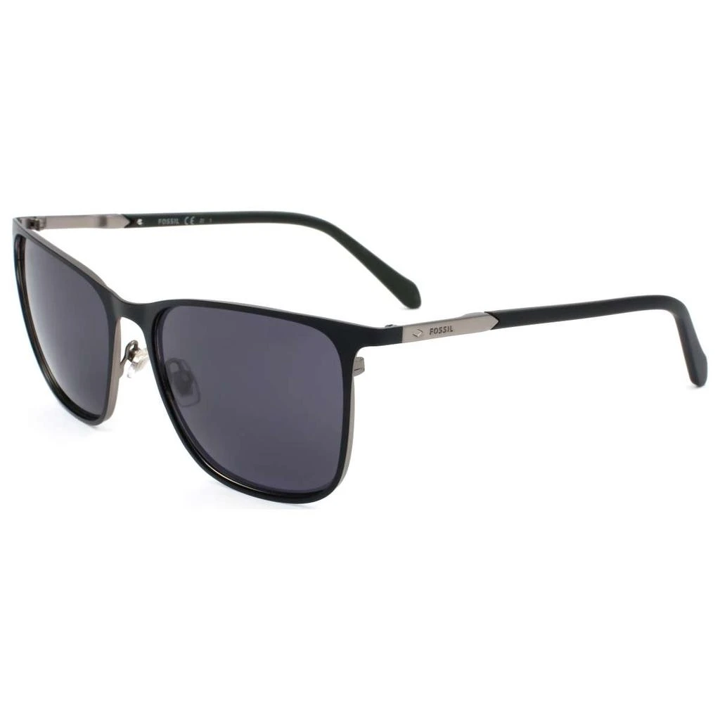 Fossil Fossil Men's Black Rectangular Sunglasses 1