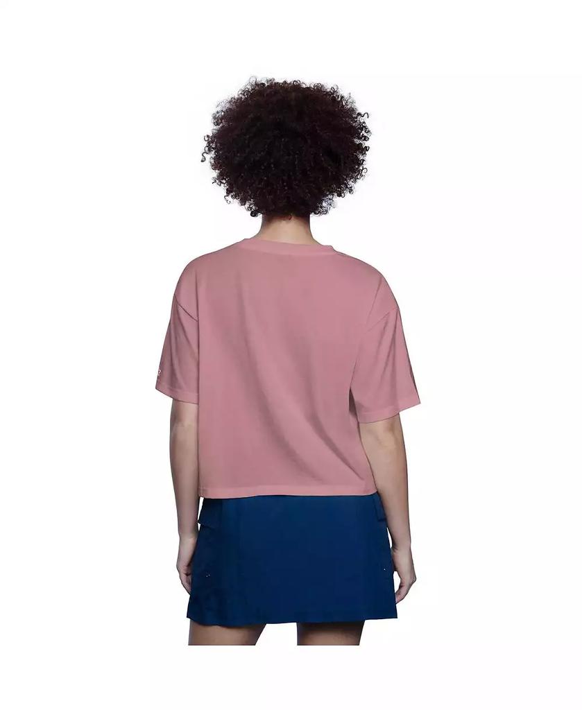 Starter Women's Pink New York Mets Play the Ball Boxy Cropped T-Shirt