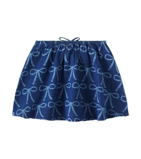 Tinycottons Bows denim skirt 4