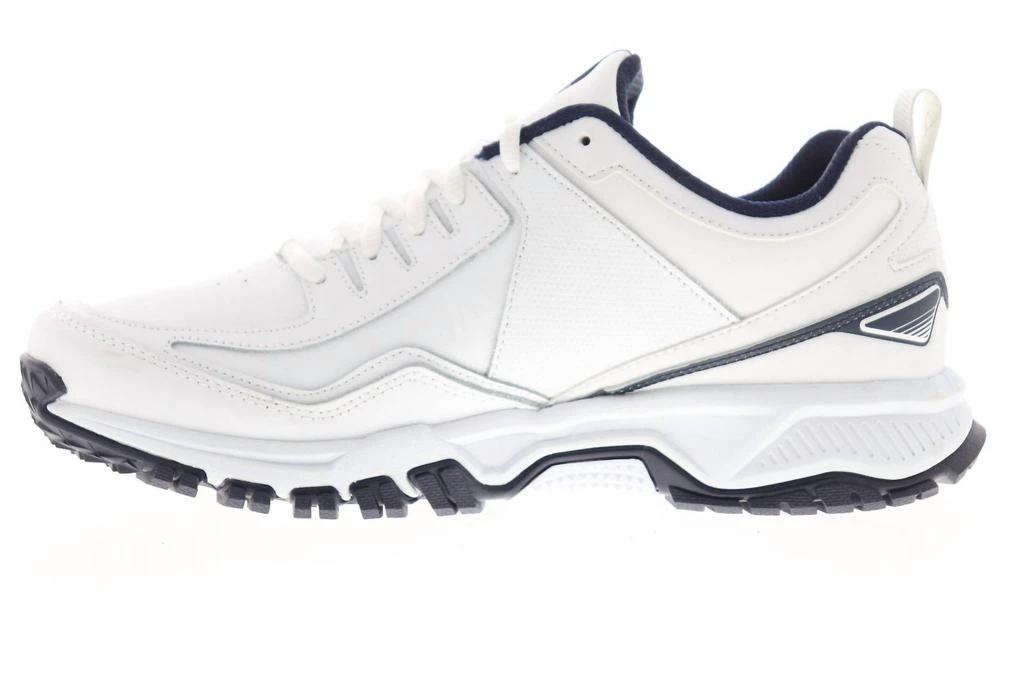 Reebok Men's Ridgerider Leather Sneaker In White Conavy 3