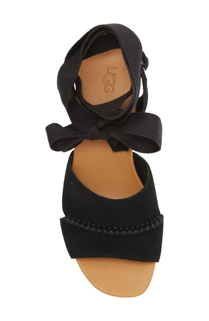 UGG Taia Ankle Tie Wedge Sandal 5