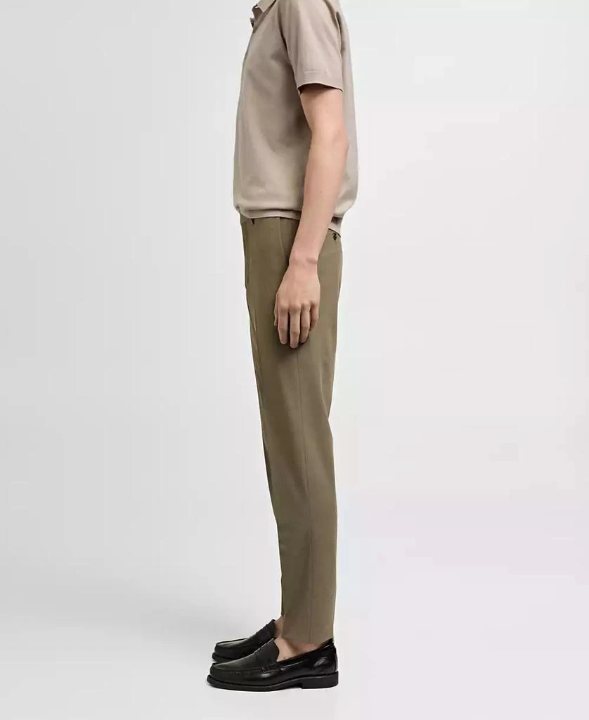 Mango Men's Stretch Fabric Suit Pants 3