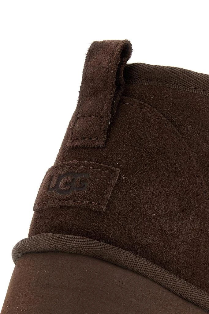 UGG Chocolate suede Classic Ultra Mini Platform ankle boots 3