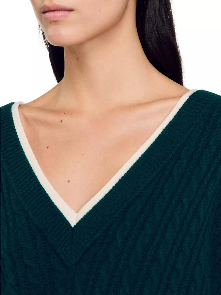 Sandro Layered Effect Knit Jumper 5