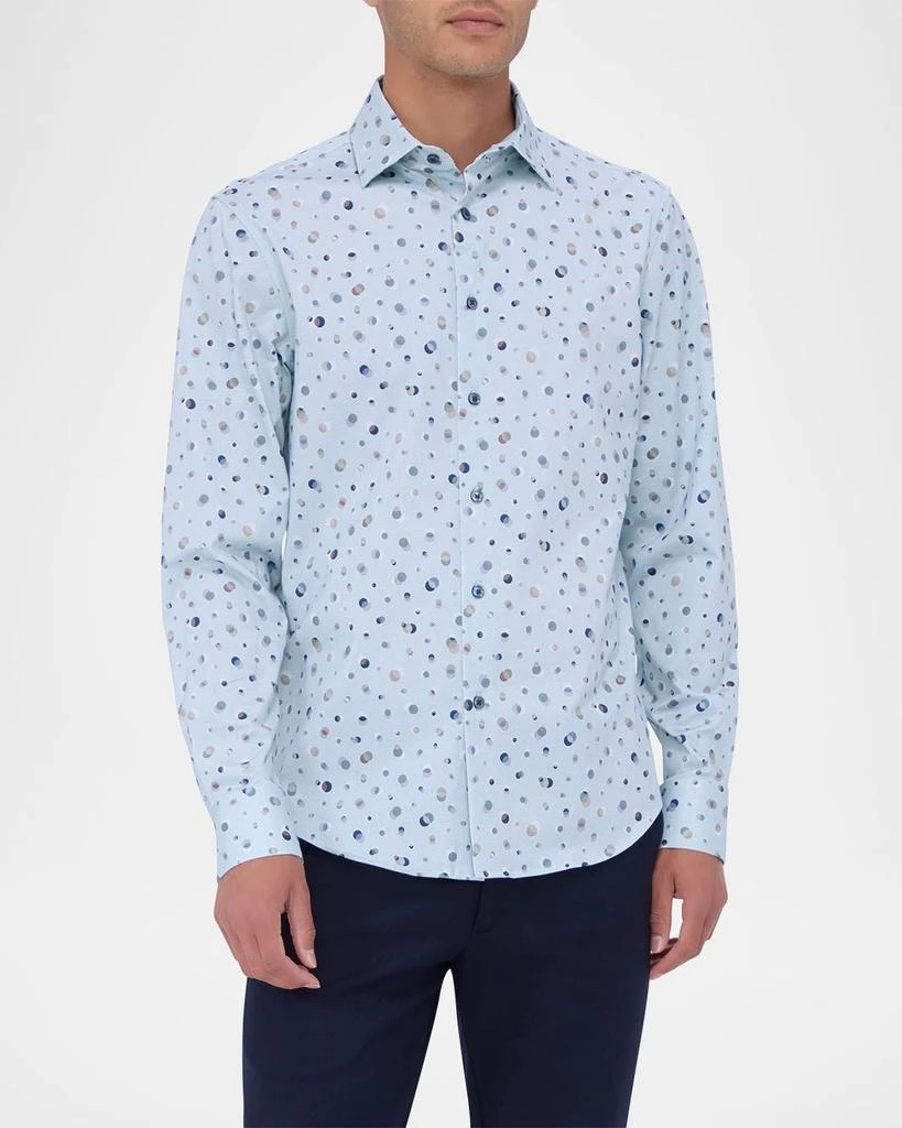 BUGATCHI Men's James OoohCotton Sport Shirt 4