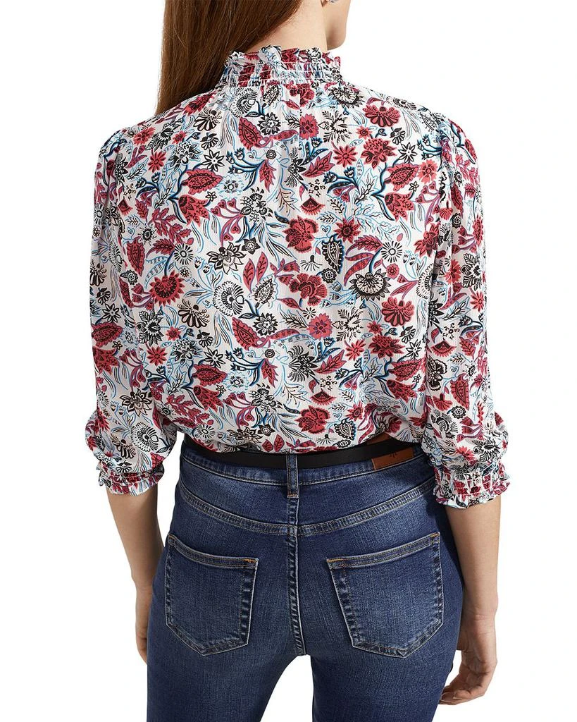 HOBBS LONDON Giovanna Floral Print Blouse 3