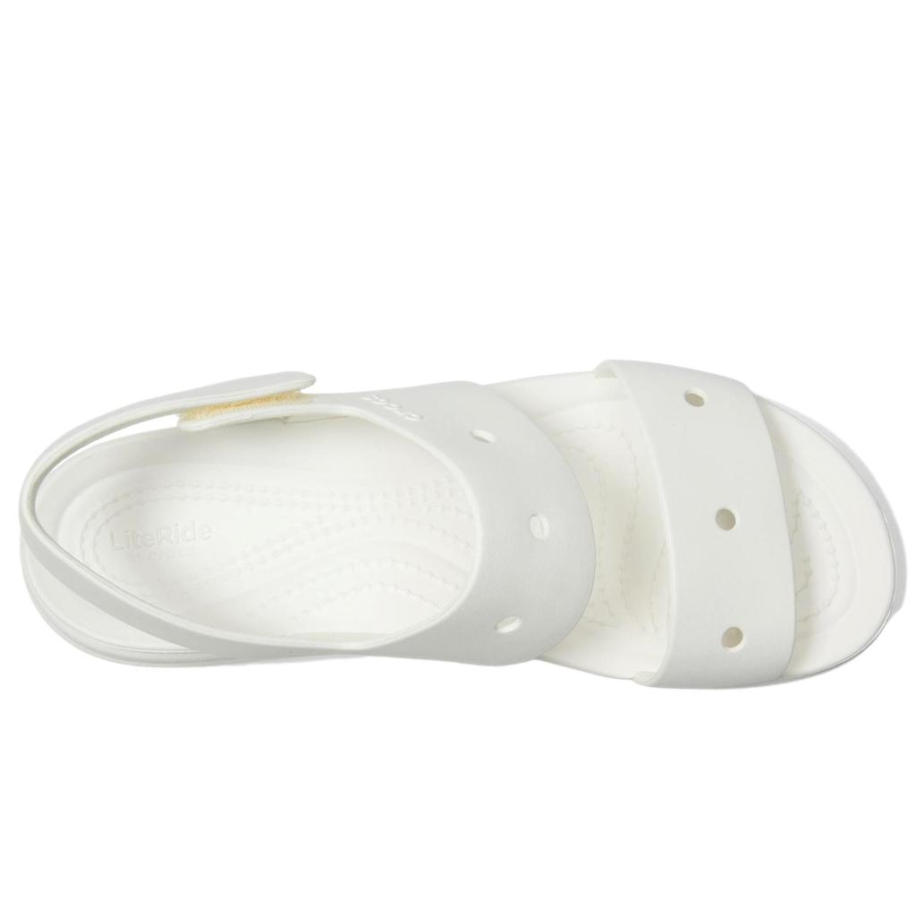 Crocs Brooklyn 4U Low Wedges White  210676-100 Women's
