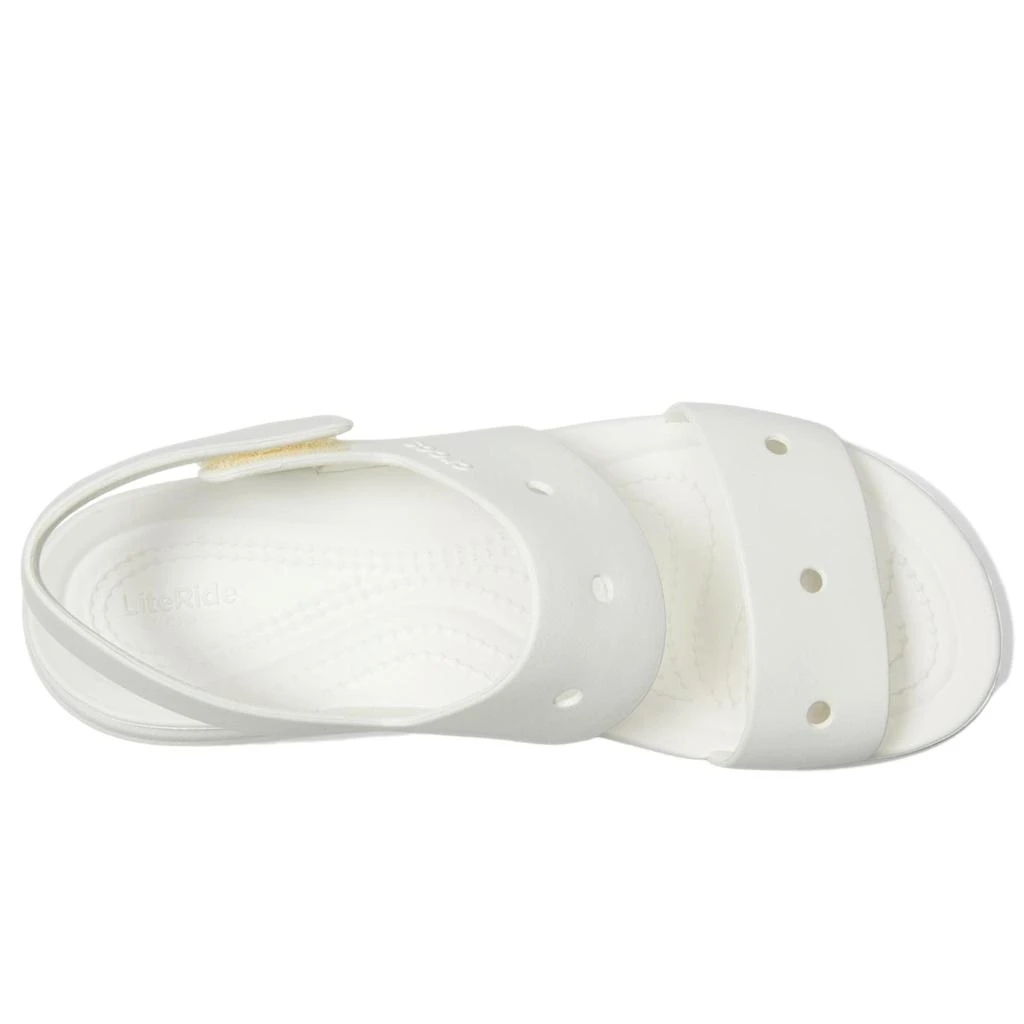 Crocs Brooklyn 4U Low Wedges White  210676-100 Women's 2