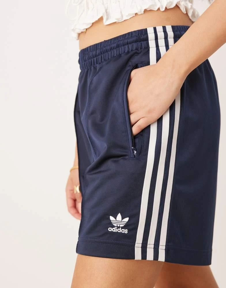 Adidas adidas Originals Firebird shorts in navy 2