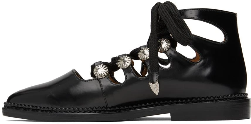 Toga Pulla SSENSE Exclusive Black Lace-Up Shoes 3