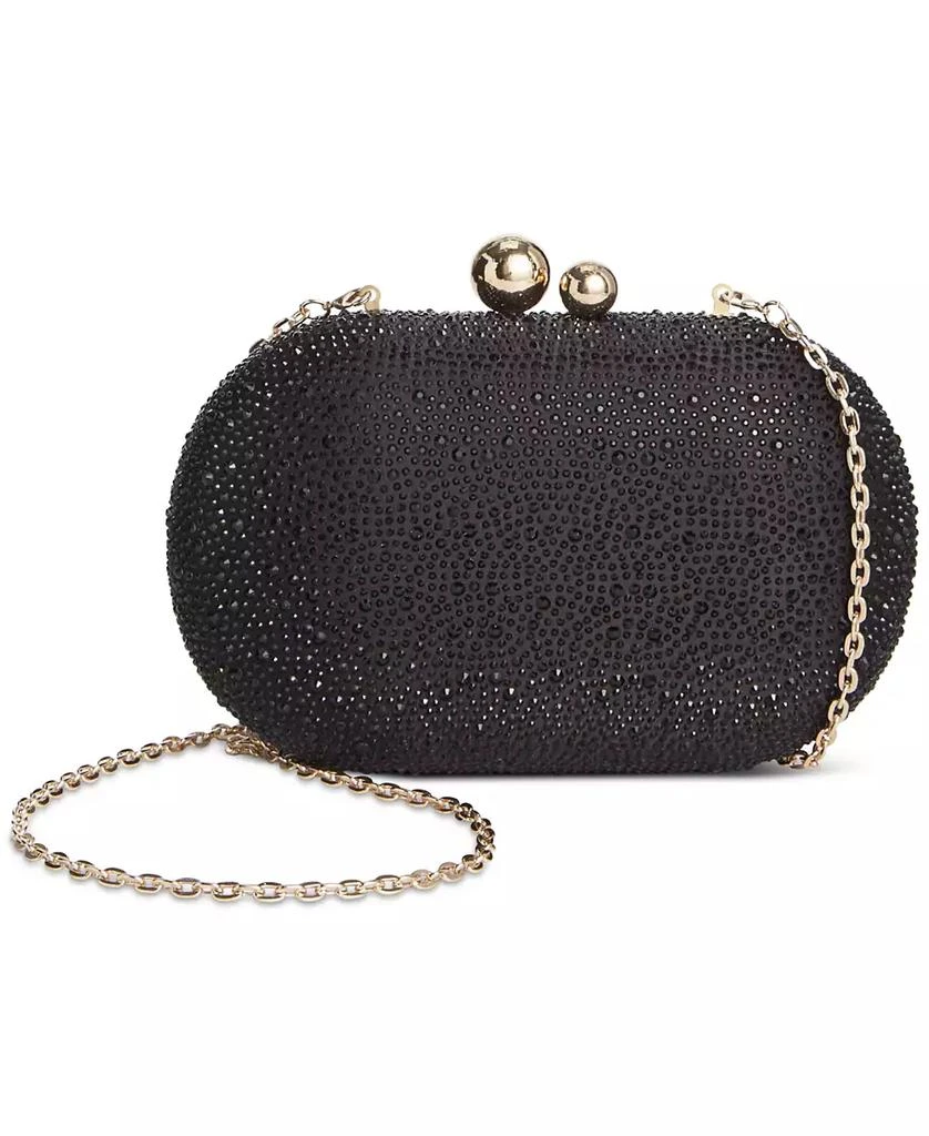 INC International Satin Microstone Small Clutch, Created for Macy's 1